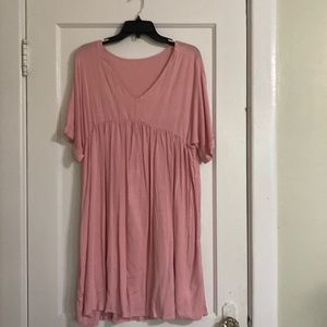 Pastel pink loose dress size medium